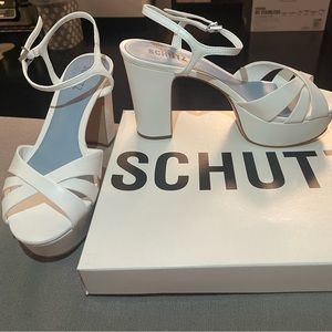 SCHUTZ Keefa Platform Sandals (never worn - only tried on)